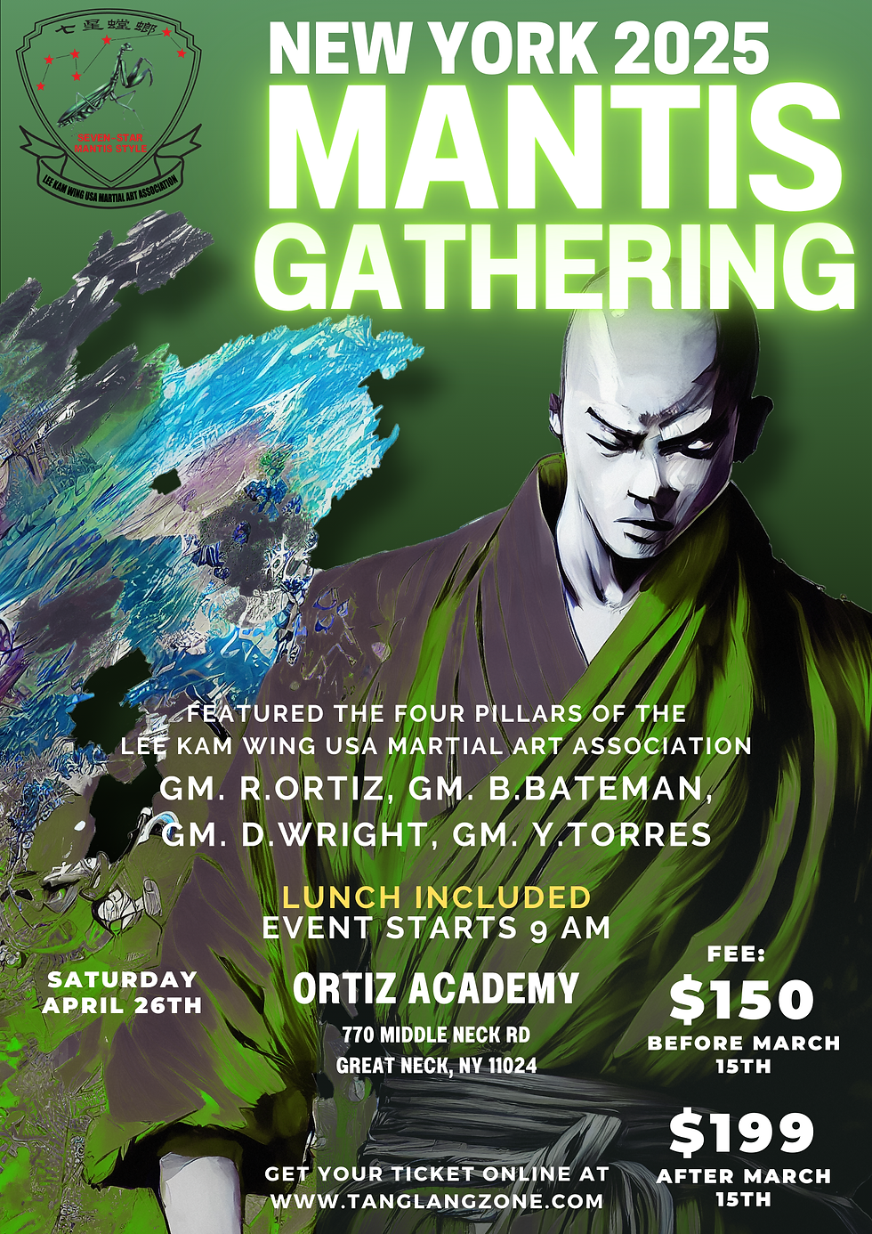 LEE KAM WING USA MARTIAL ART ASSOCIATION SEVEN STAR MANTIS GATHERING