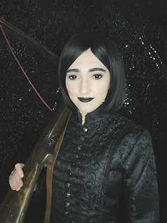 Abby as Wednesday Addams