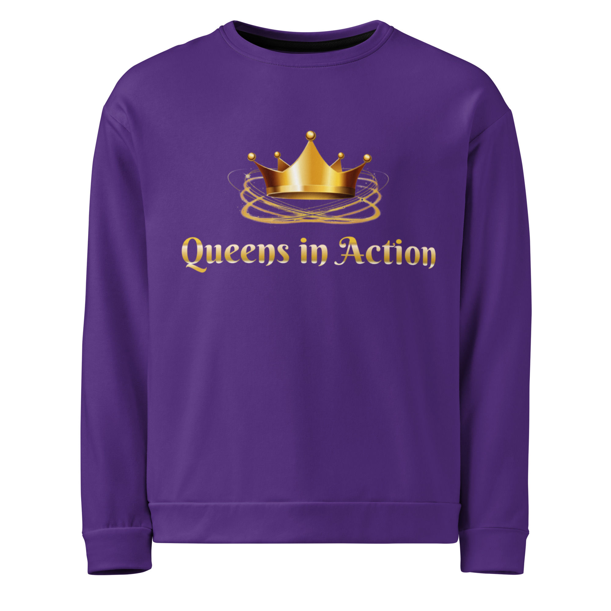 Queens in Action Purple Unisex Sweatshirt