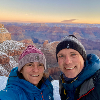 couple selfie at the Grand Canyon