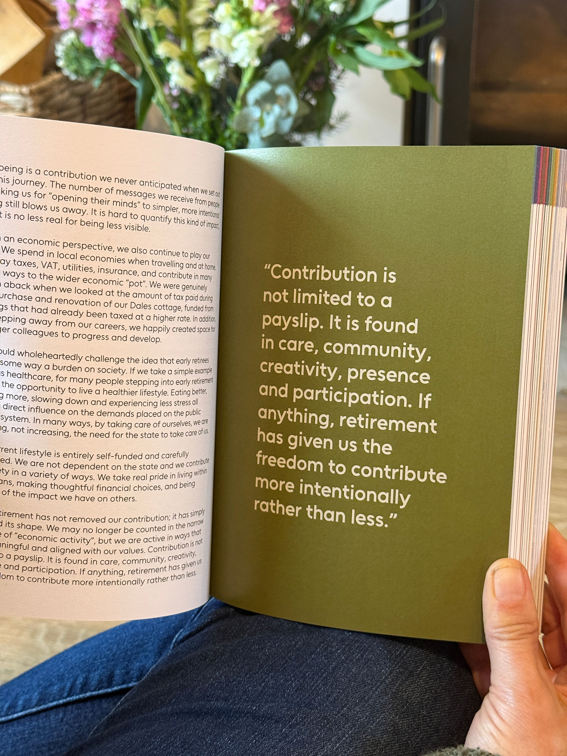 Early retirement wanderlust book pages 