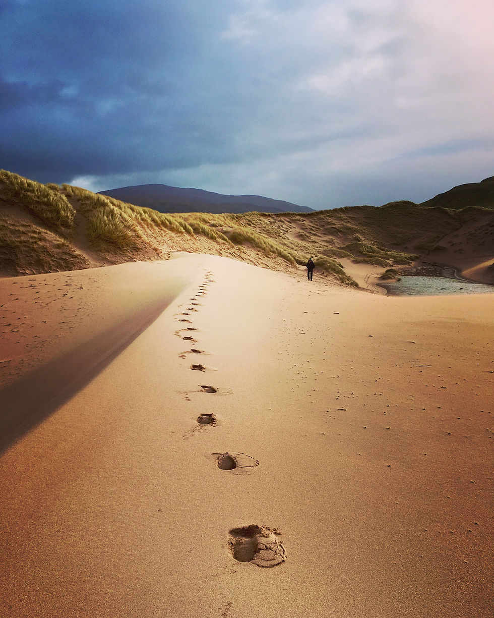 Sandwood Bay dunes- NW Scotland
