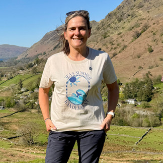 woman in the mountains 