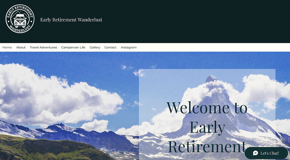 Early Retirement Wanderlust website