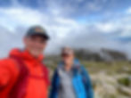 couple selfie on goat fell summit