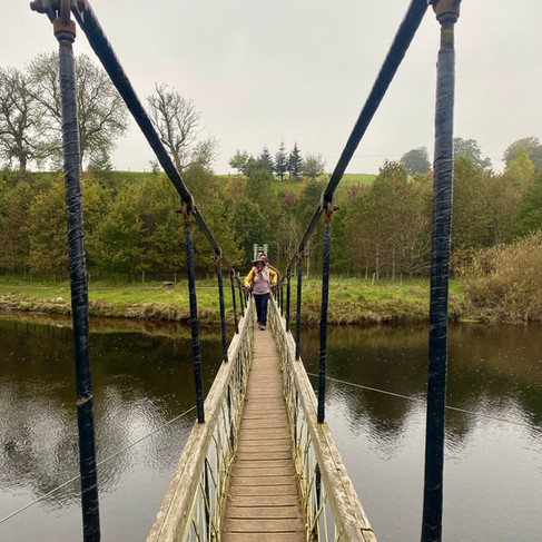 bridge over the river wharfe 
