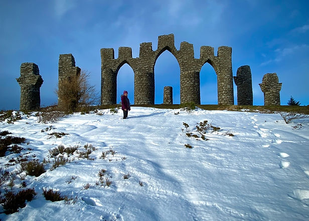 Fyrish Monument snow