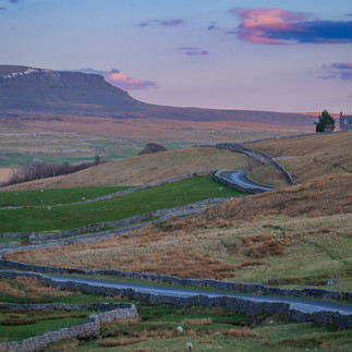 sunset on pen y Ghent