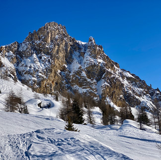 snowy crag