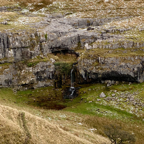 Hull pot in the Yorkshire Dales 