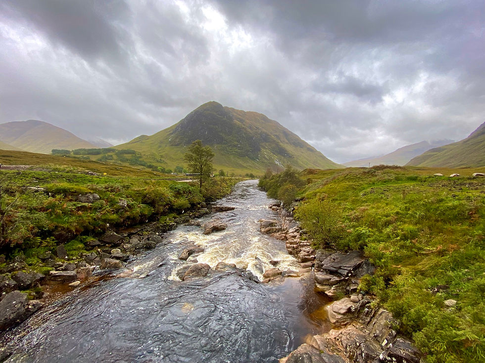 Glen Coe river landscape