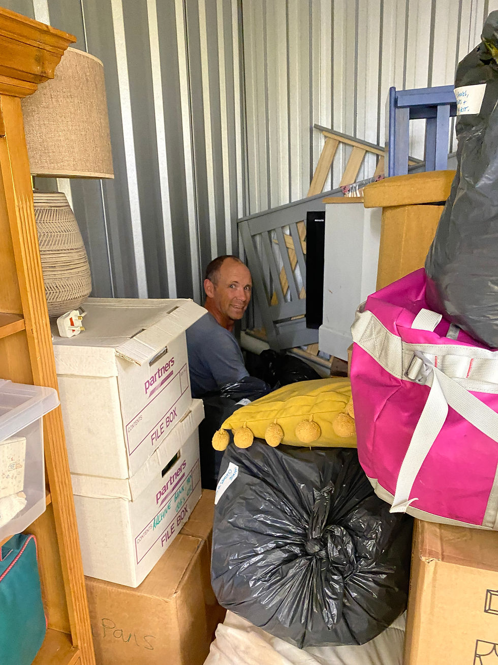 Man buried in self storage locker