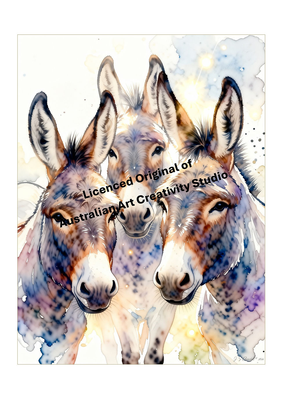 Barnyard Attitude -Donkeys
