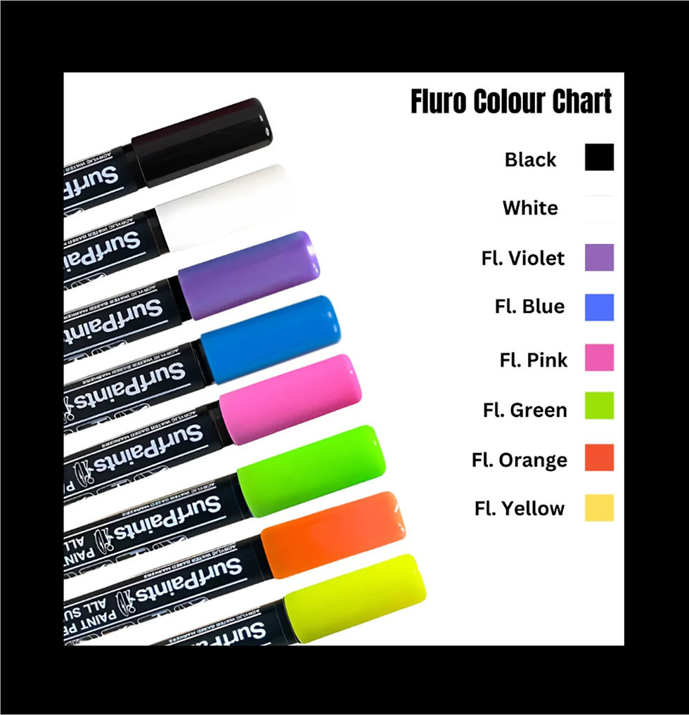 SurfPaints - Fluro Pack