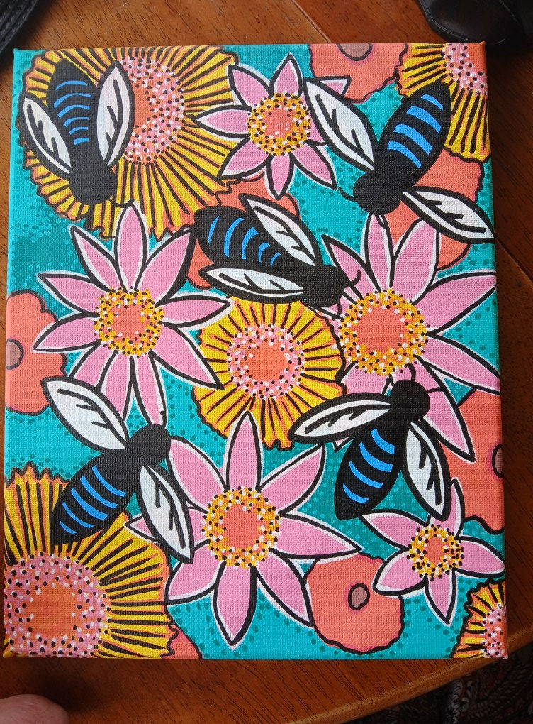 Blue Banded Bees (c) Jody Arnold Dec 2025