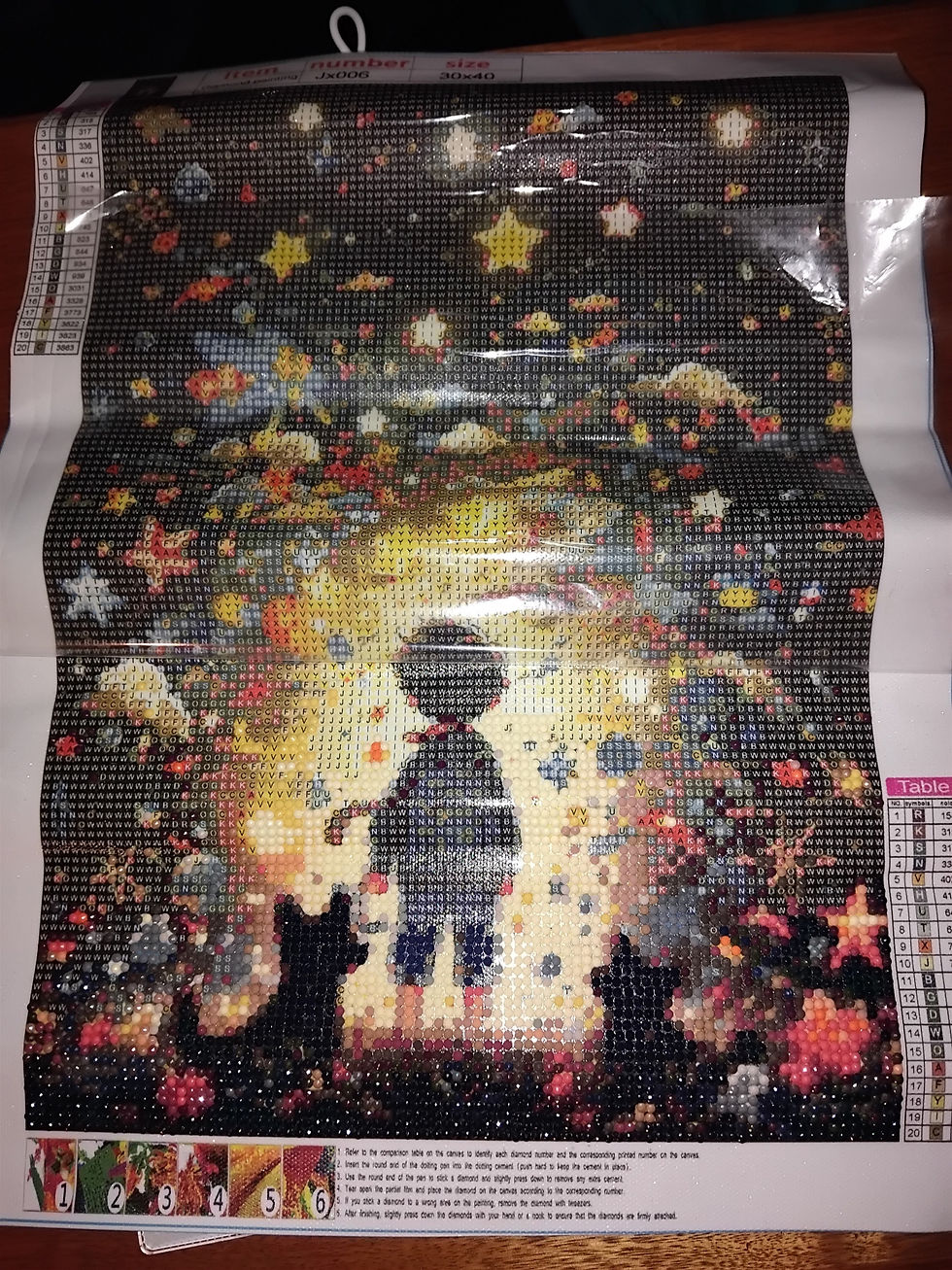 Beginning of Starry Innocence Diamond Art Piece - Country Twilight Thematic Collection 2026