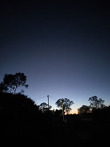 Australian Art Creativity Studio Cottage at dawn 2024