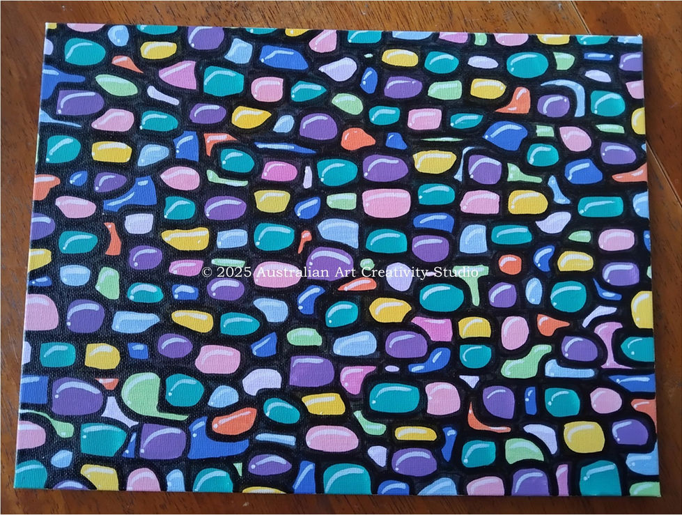 Bean Bubble 'Art Therapy' (c) Jody Arnold Oct 2025