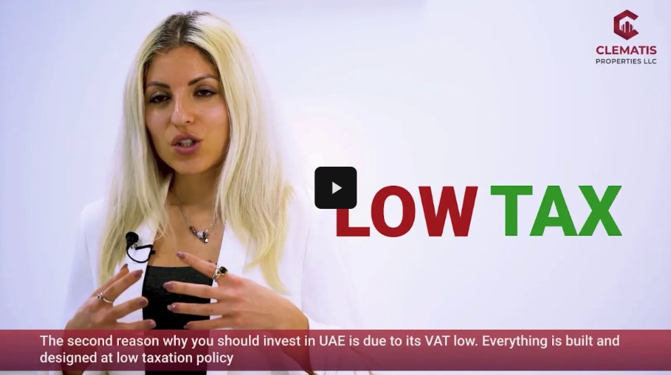 Presenter beside the title Low Tax