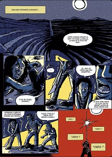 COMBETTE Médéric Purgatorio planche. Festival BD Dourgne 2025