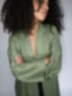 Thumbnail: Manomãn x OY A: Home Robe in Fern Green