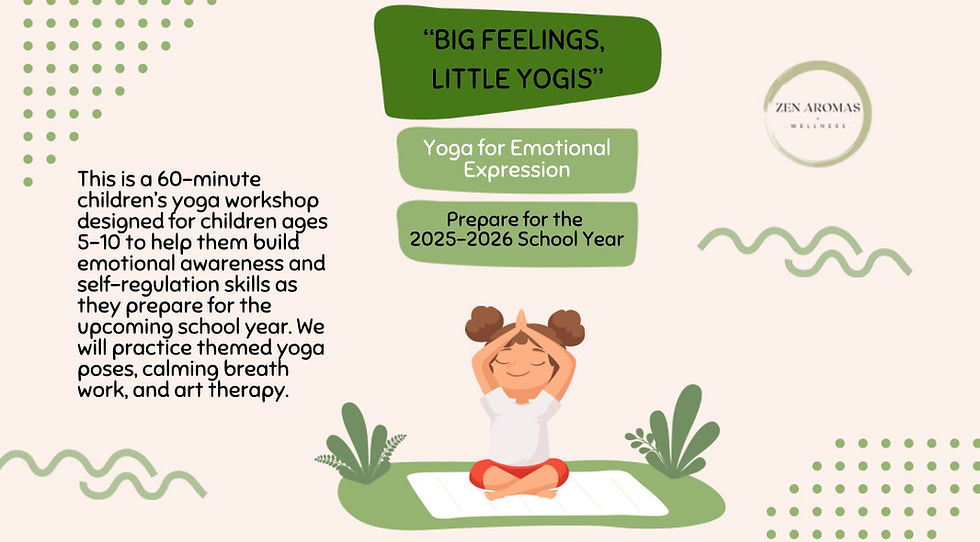 “Big Feelings, Little Yogis”: Yoga for Emotional Expression