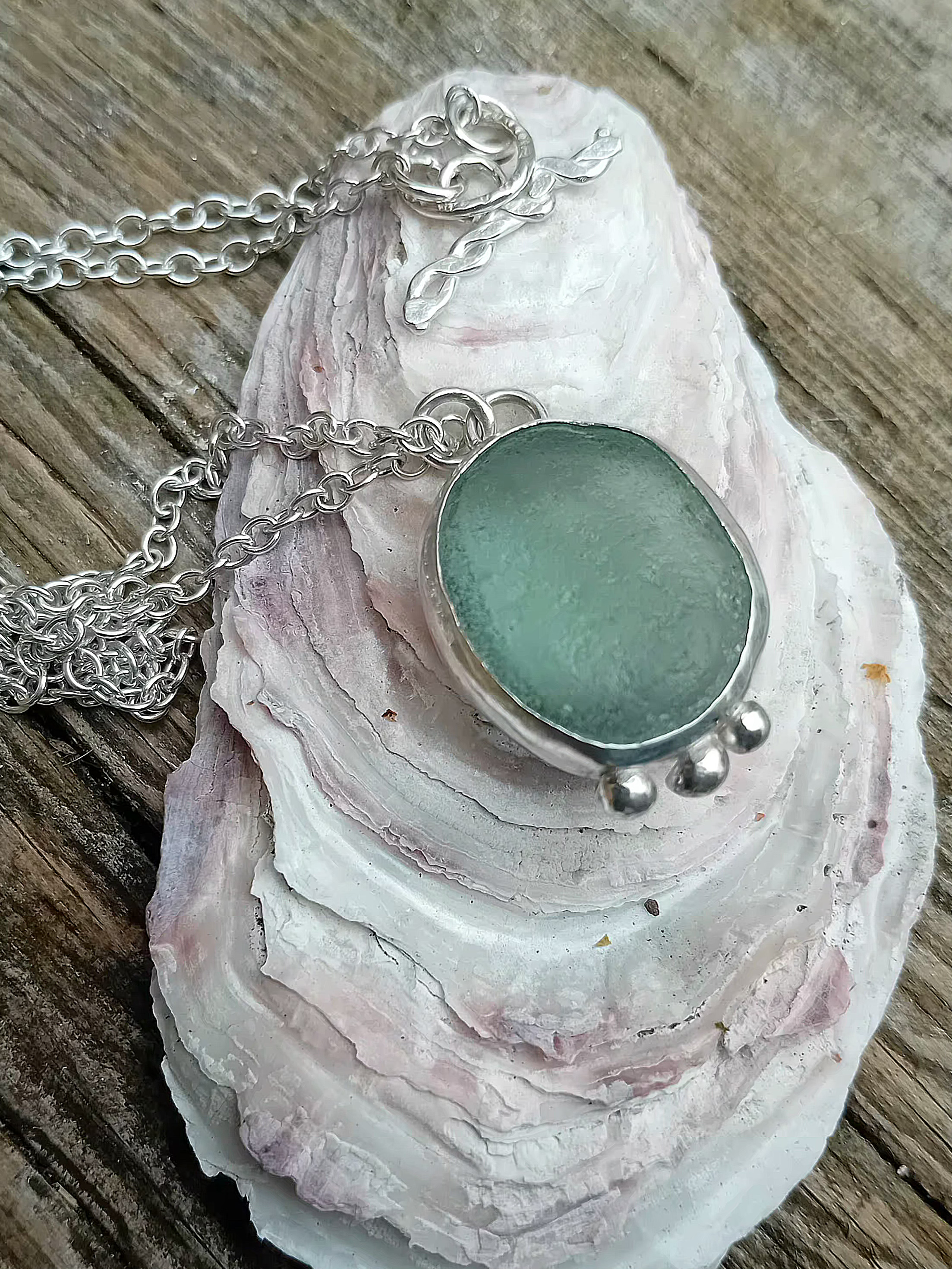 Sea foam pendant