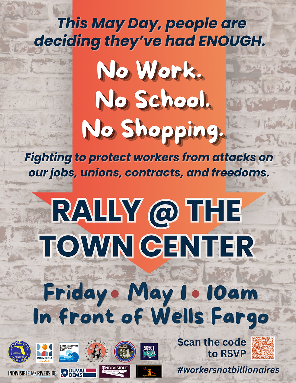 May Day Strong! Action Alert -April 27, 2026