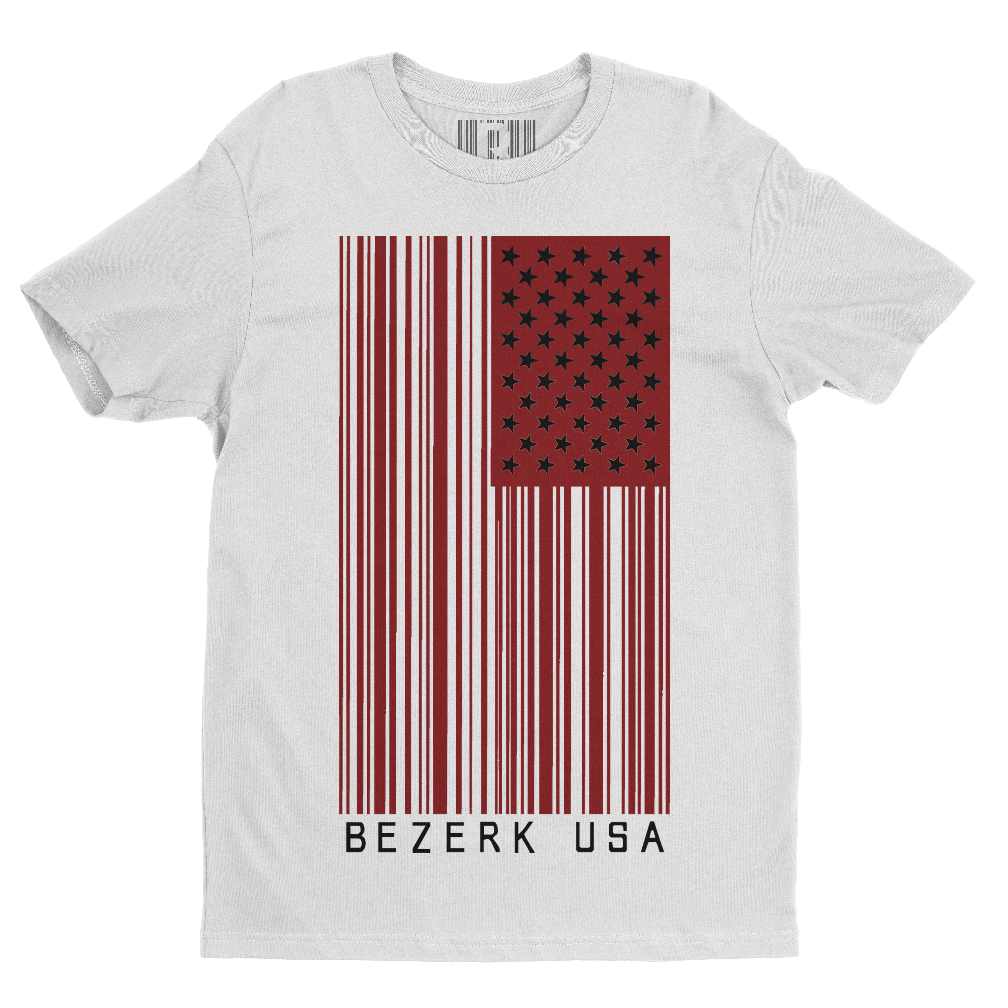 Bezerk USA Men's T-Shirt White