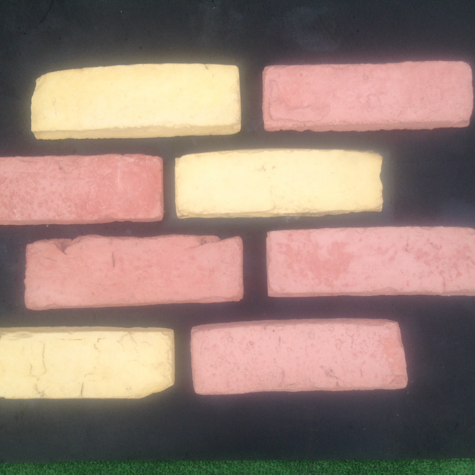 Thumbnail: Coloured Concrete Brick Wall Tiles 