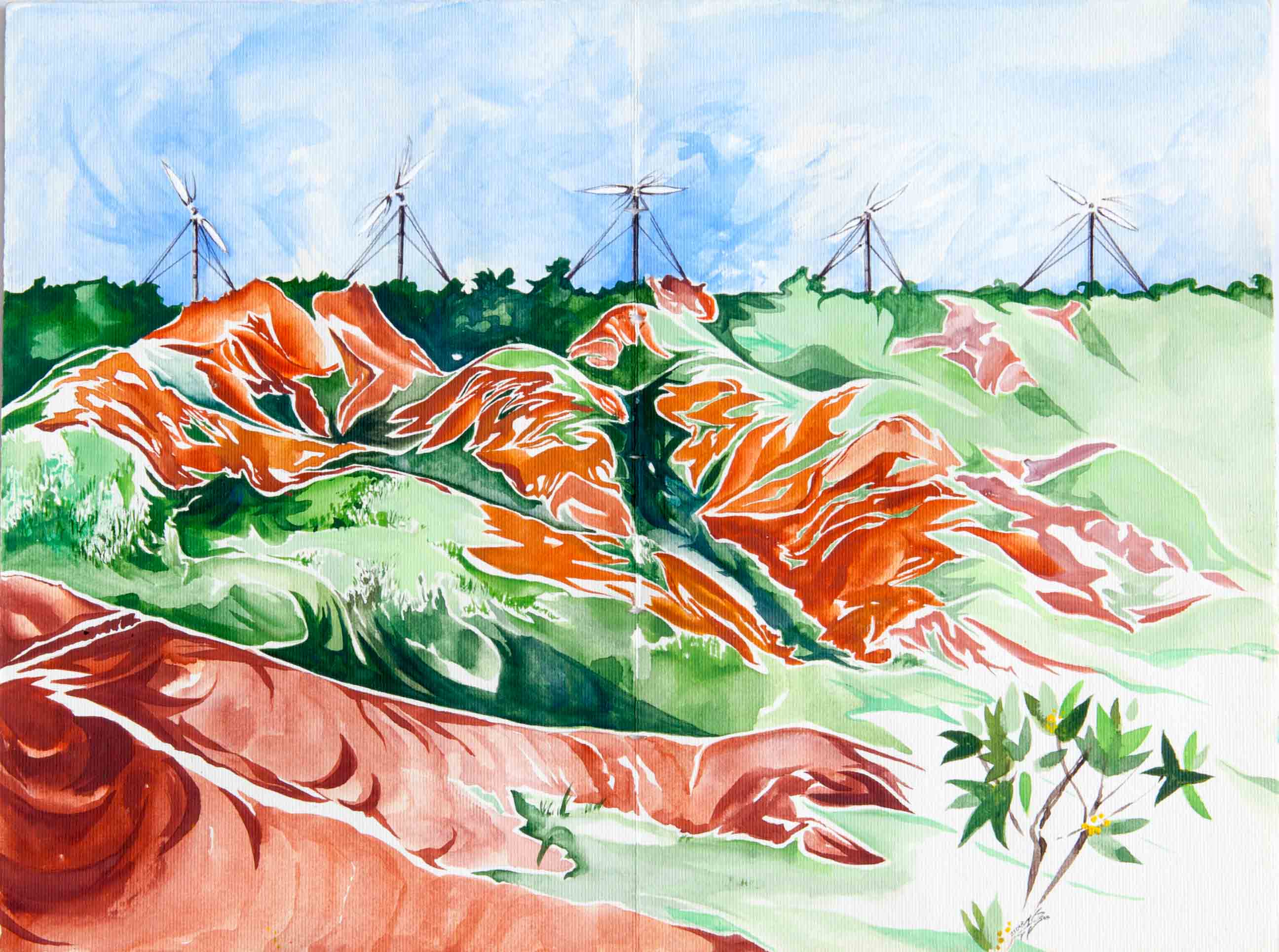 Red hills of Prony
