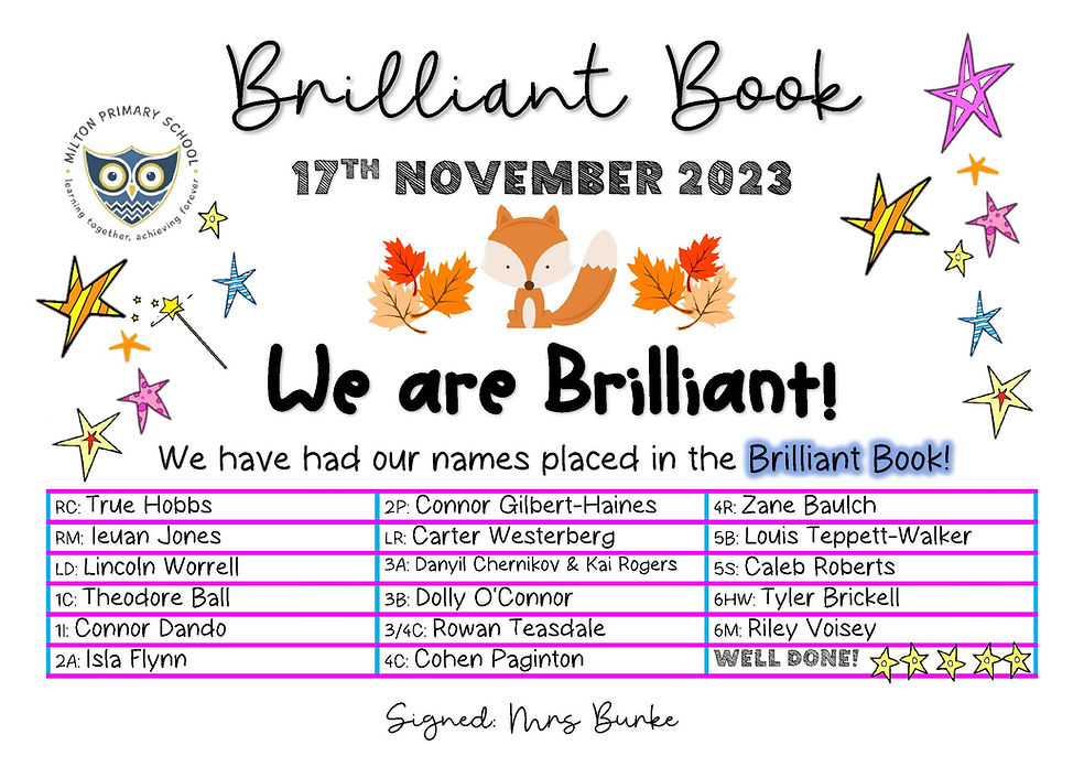 Brilliant Book 17.11.23