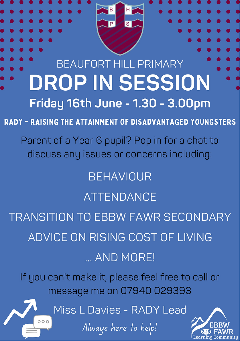 Drop In Session - Beaufort Hill Primary School