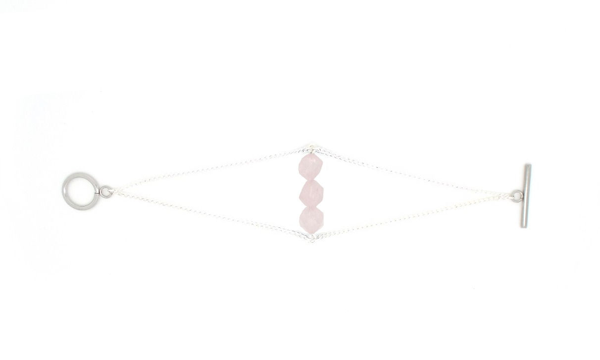Etoile Rose Quartz Bracelet