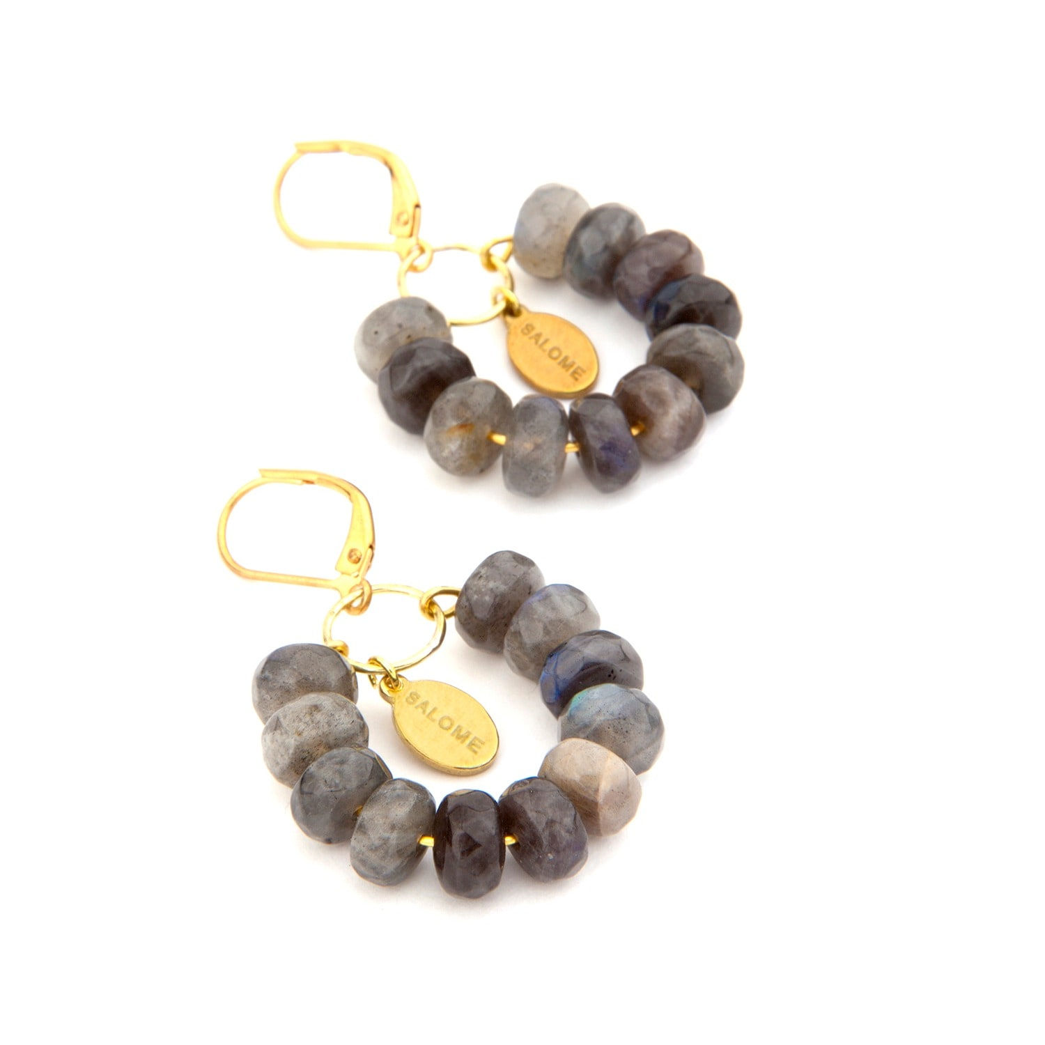 Tribal Labradorite Earrings