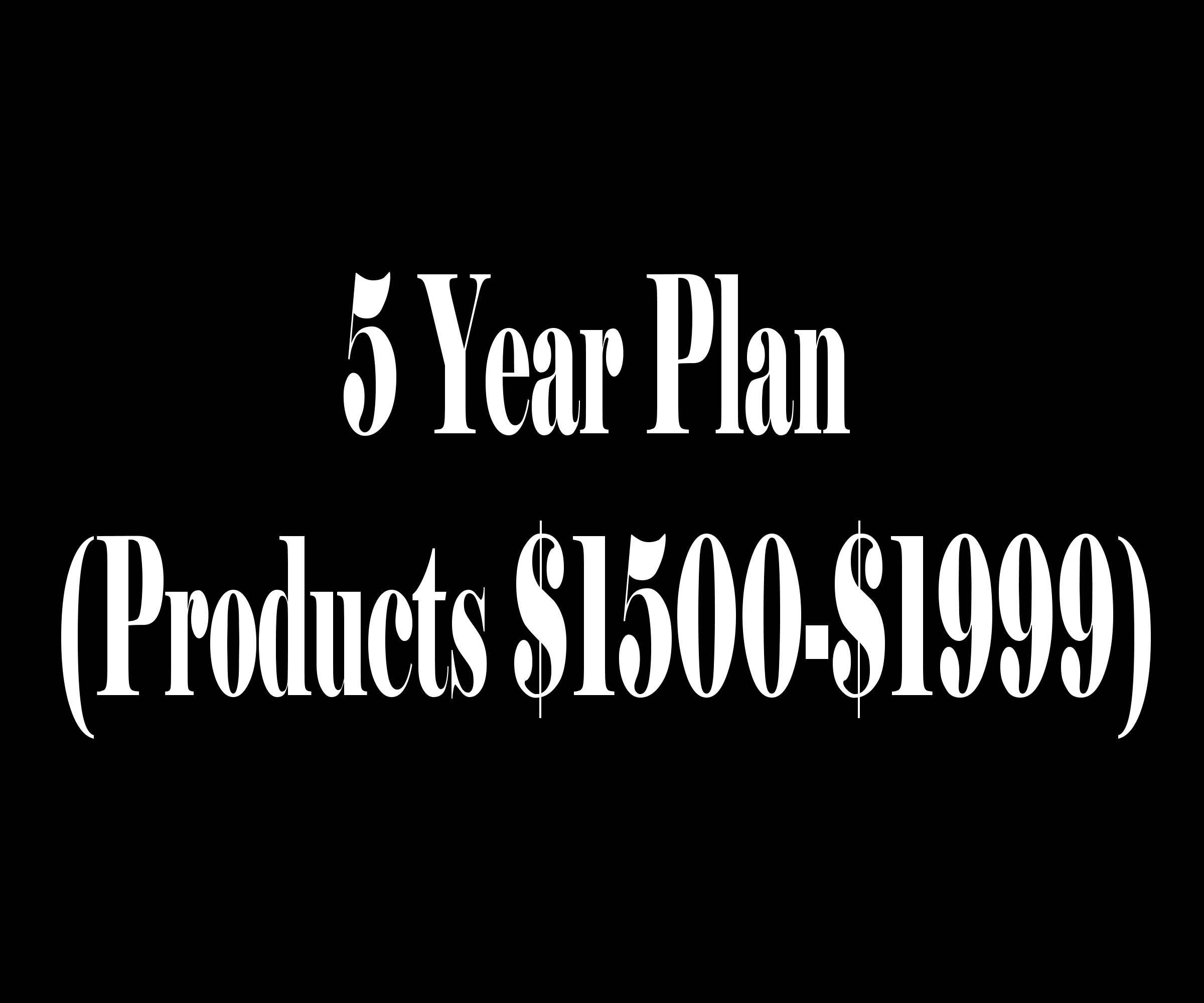 BINTAC 5 Years Protection Plan (Products $1500-$1999)