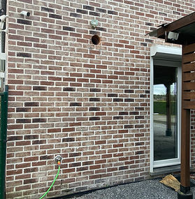 Carottage de mur en brique et béton pour hotte à Braine-le-Comte - Projet Béton MC