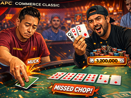 🎭 “보드 플러시를 못 본 한 순간” — LAPC 파이널 테이블에서 벌어진 320만 칩의 비극 ♠️💸