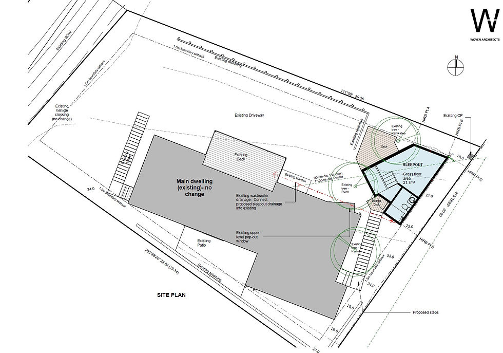 Pūriri Hideaway Site Plan