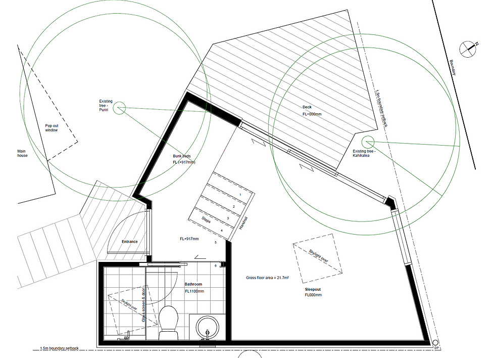 Pūriri Hideaway Floor Plan