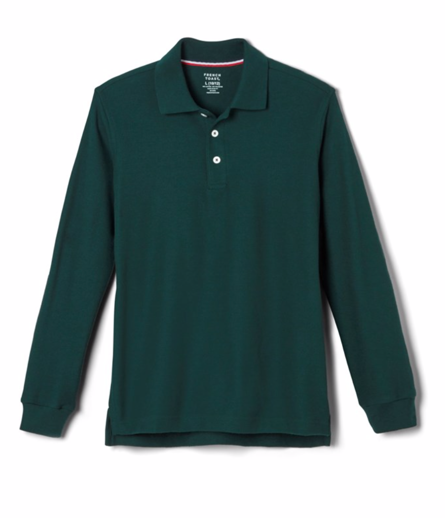 Adult L/S Polo with Embroidery