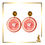 Miniaturbild: Eleganter Ohrstecker Neon Pink