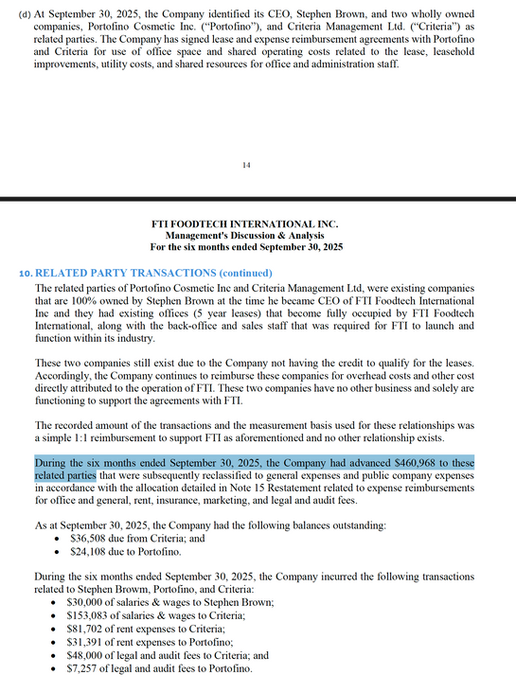 Stephen Brown stole FTI's Money