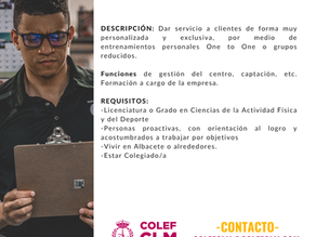Oferta de empleo - Albacete