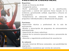 Oferta de empleo - Provincia Ciudad Real