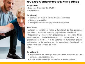 Oferta de empleo - Cuenca