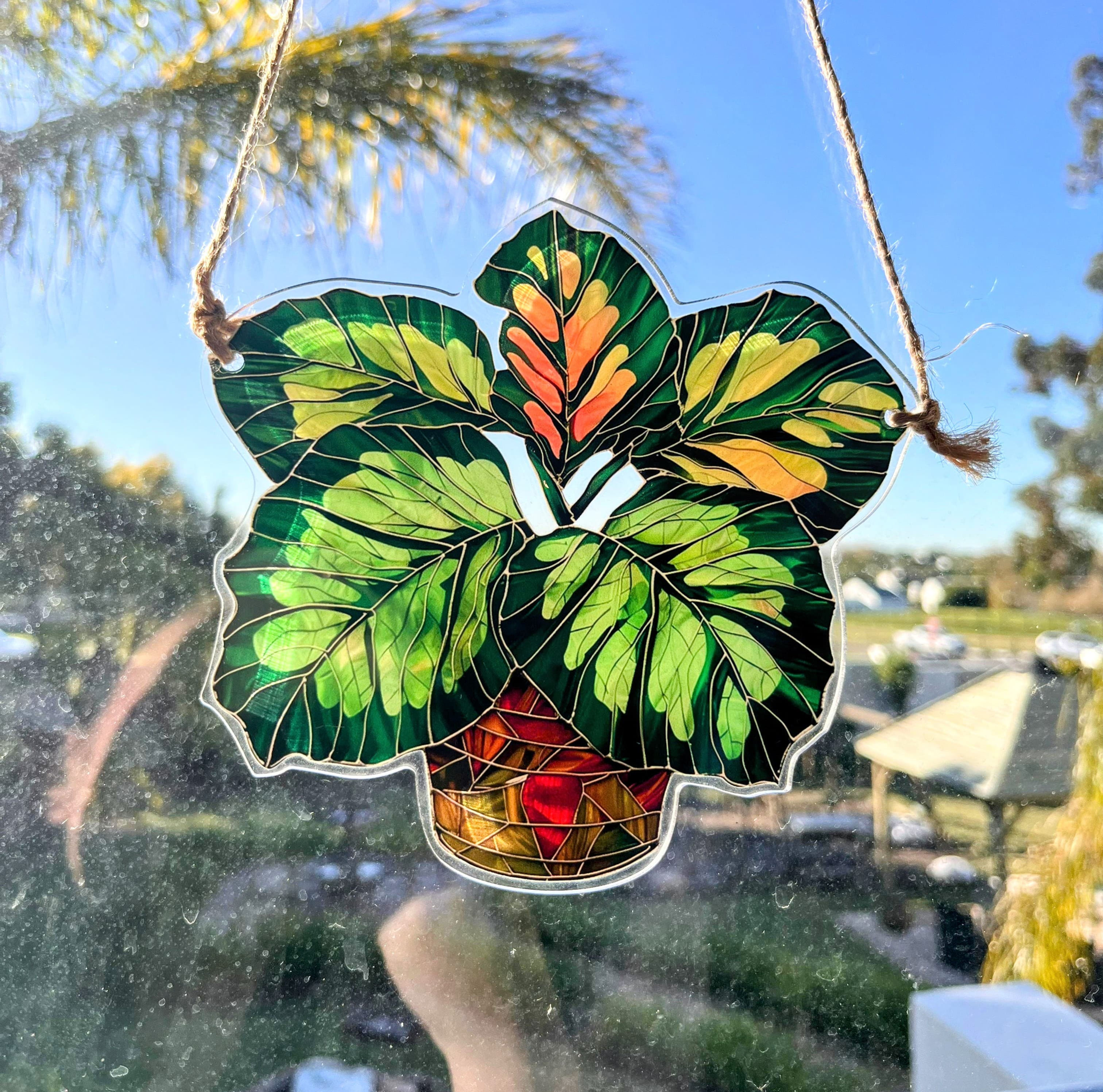 Acrylic Planty Suncatcher