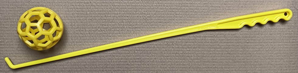 Straight Stick & Ball, Yellow