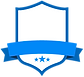 Blank Blue Badge