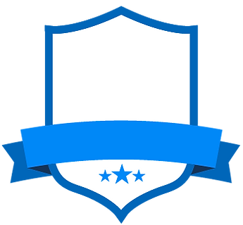 Blank Blue Badge